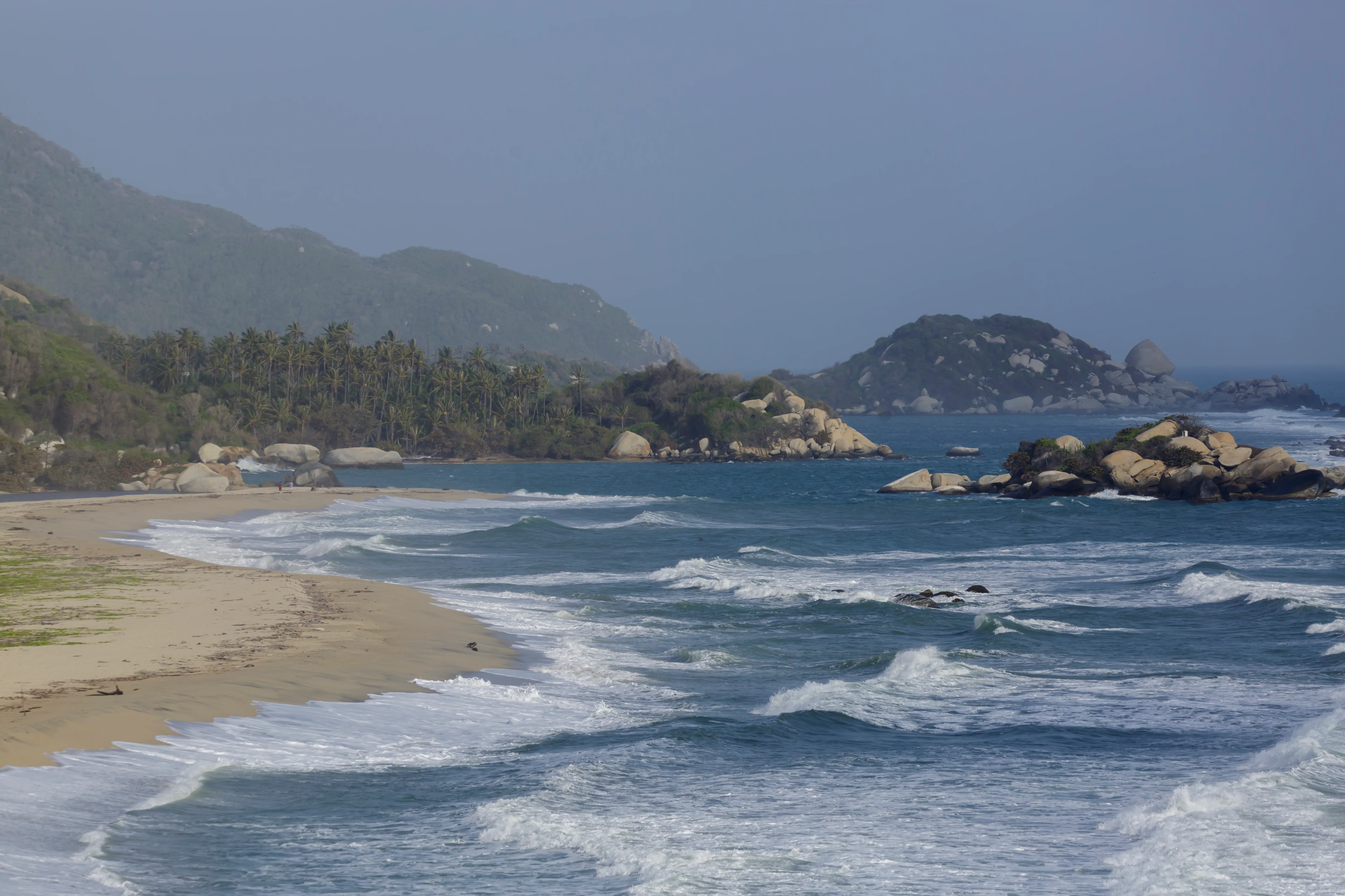 Coastline View Showing Dangerous Swell Zones
